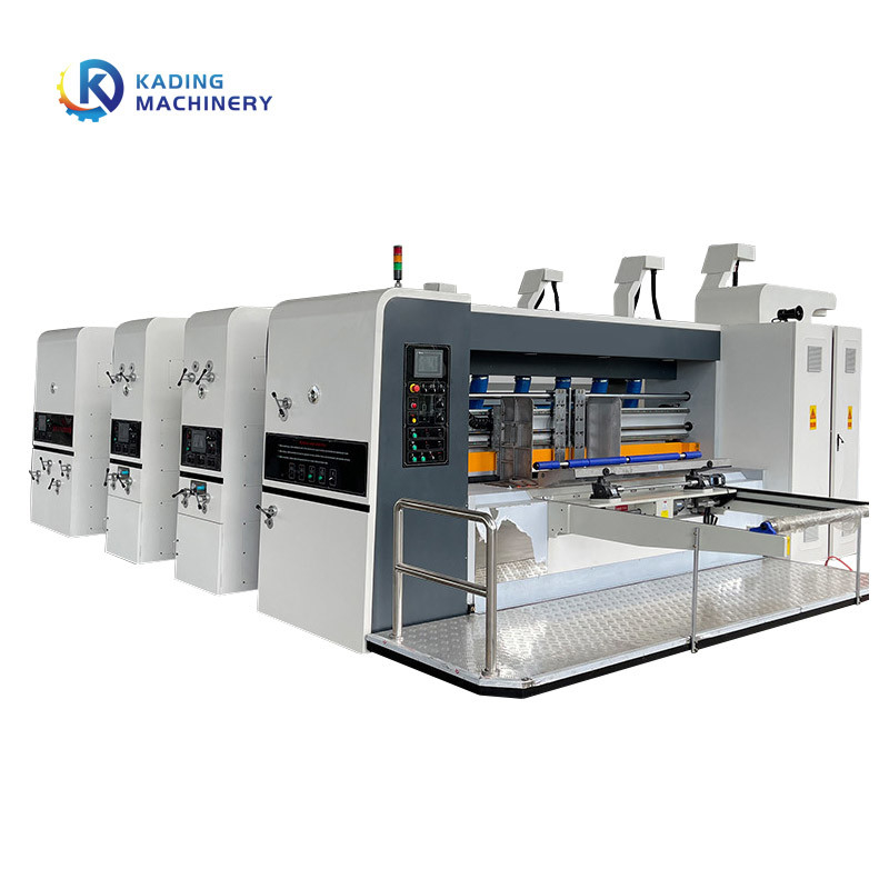 Servo Motor Feeding Carton Printing Machine For Corrugating Carton Boxes