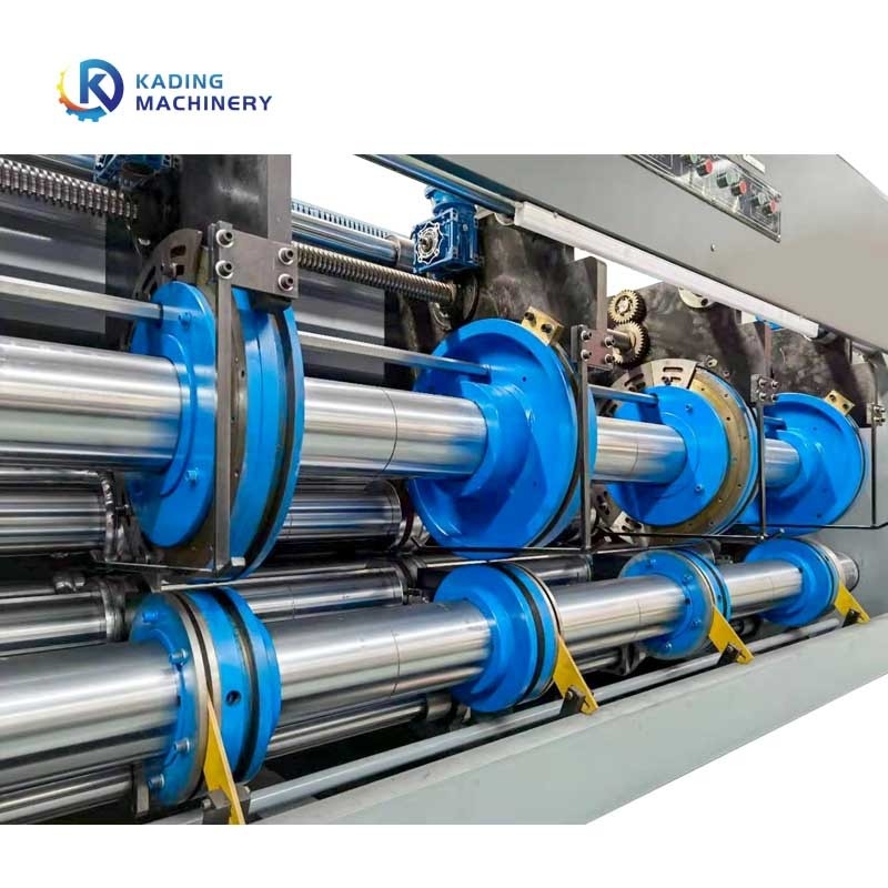 Water Based Ink Flexo Corrugated Box Printing Machine With PLC Control