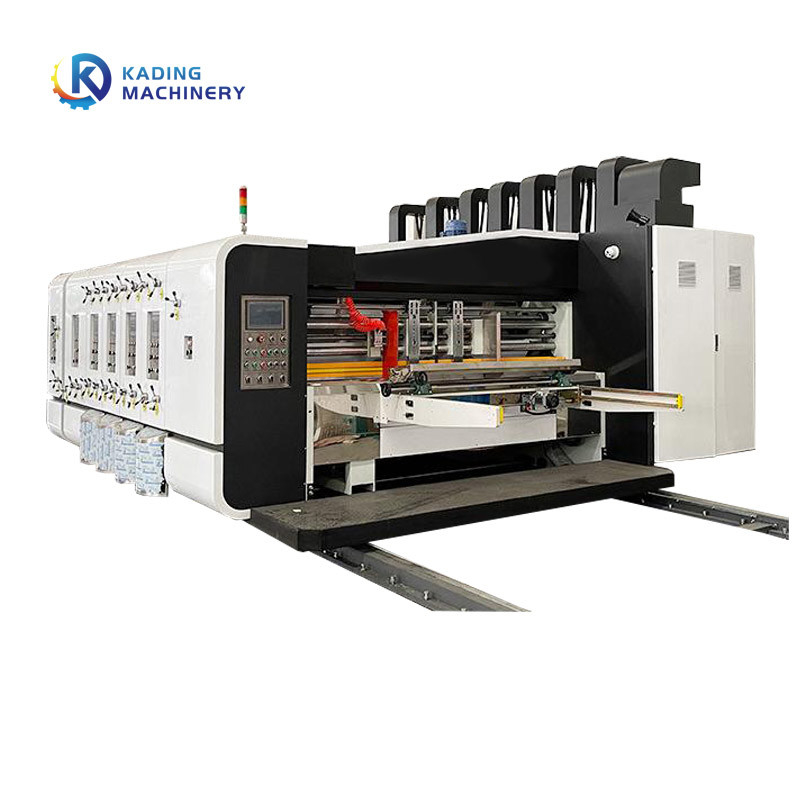 Water Based Ink Flexo Corrugated Box Printing Machine With PLC Control