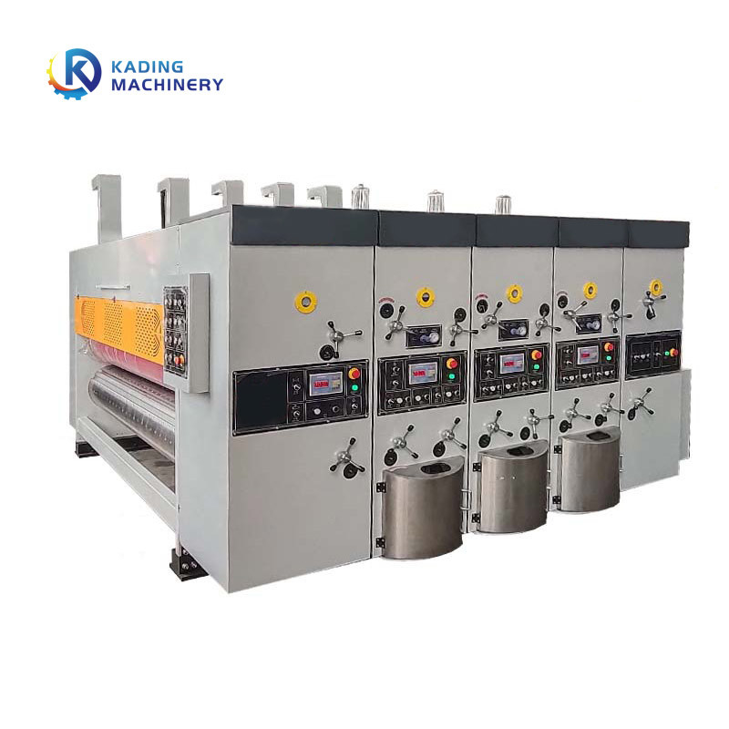 Water Based Ink Flexo Corrugated Box Printing Machine With PLC Control