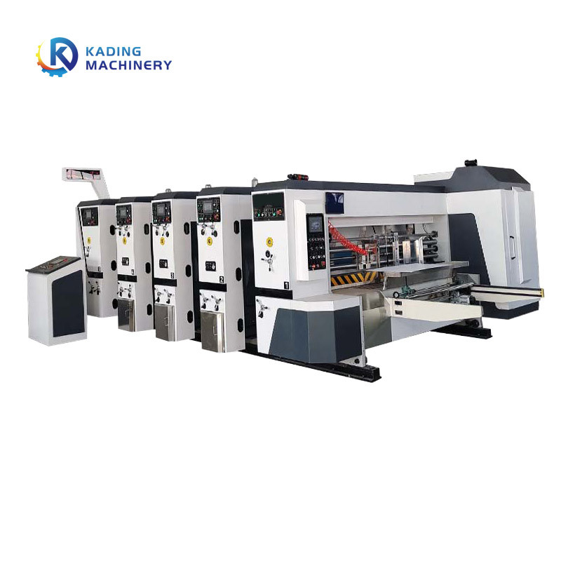 Vacuum Suction Muti Color Carton Printing Machine For Corrugated Cartons Making