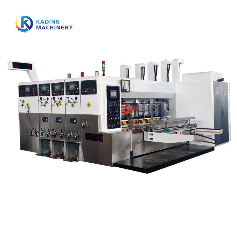 Lead Edge Feeding Carton Printing Slotting Die Cutting Machine For Corrugated Boxes