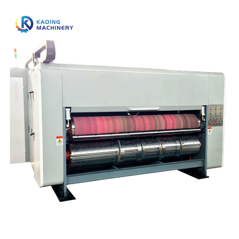 Vacuum Suction Muti Color Carton Printing Machine For Corrugated Cartons Making