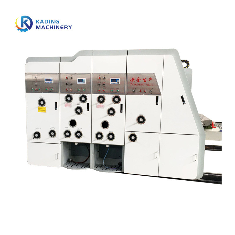 Flexographic Multi Colors Corrugated Box Printing Machine For Carton Pizza Box
