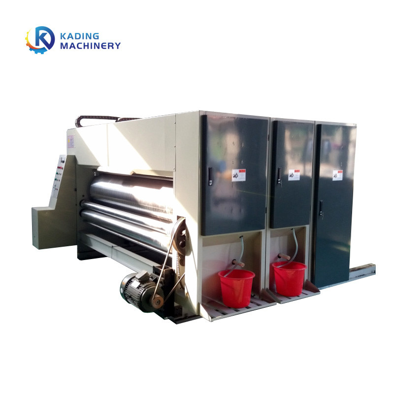 Flexographic 120 Pcs/Min Carton Printing Machine For Carton Box Making With Plc Control