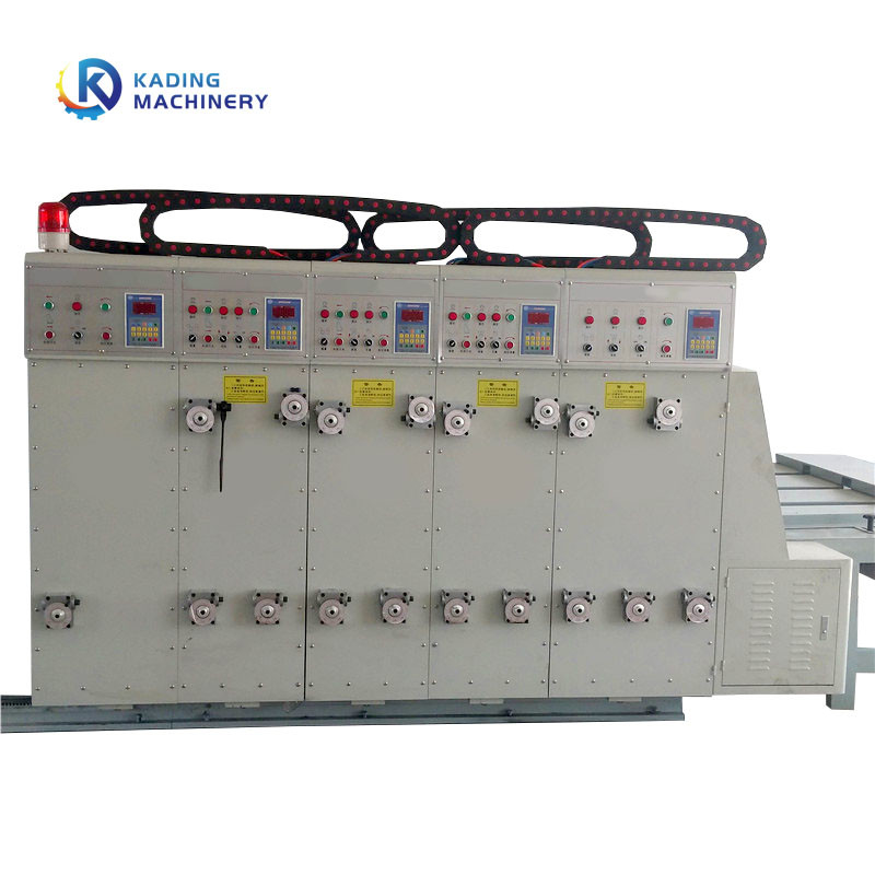 150pcs/Min Speed Carton Printing Machine With Rotary Die Cutting Unit For Pizza Box Making