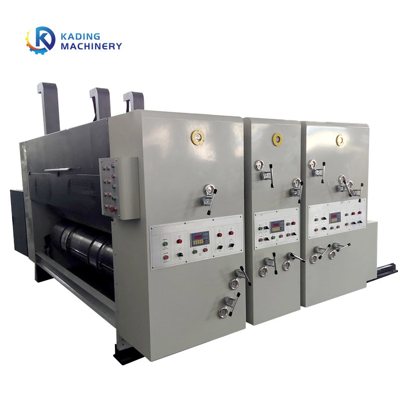 Die Cutter Slotter Flexo Corrugated Box Printing Machine 5colors 440V
