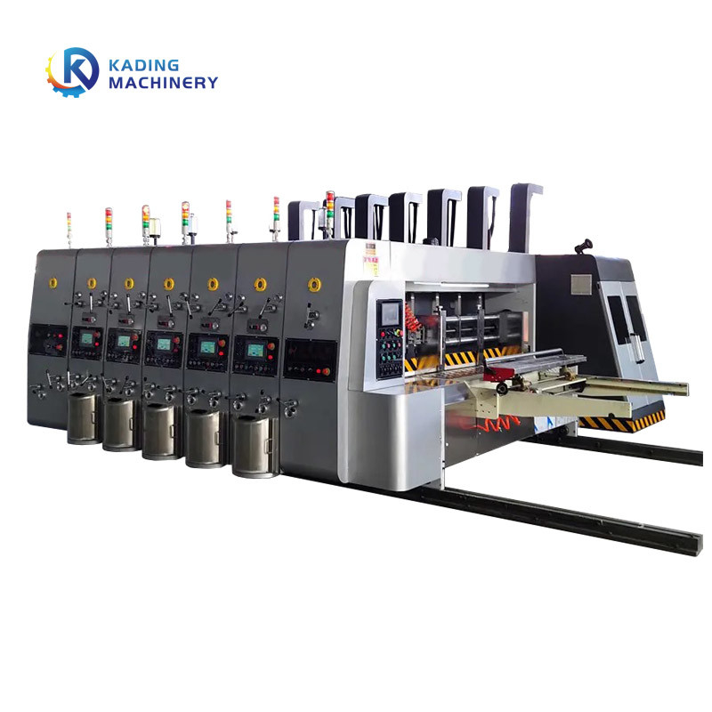 Leading Edge Slotter Flexo Corrugated Box Printing Machine For 7ply Carton Box