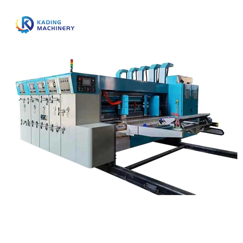 Front Edge Feeding Corrugated Cardboard Printer Rotary Die Cutting Unit 300pcs/Min Speed