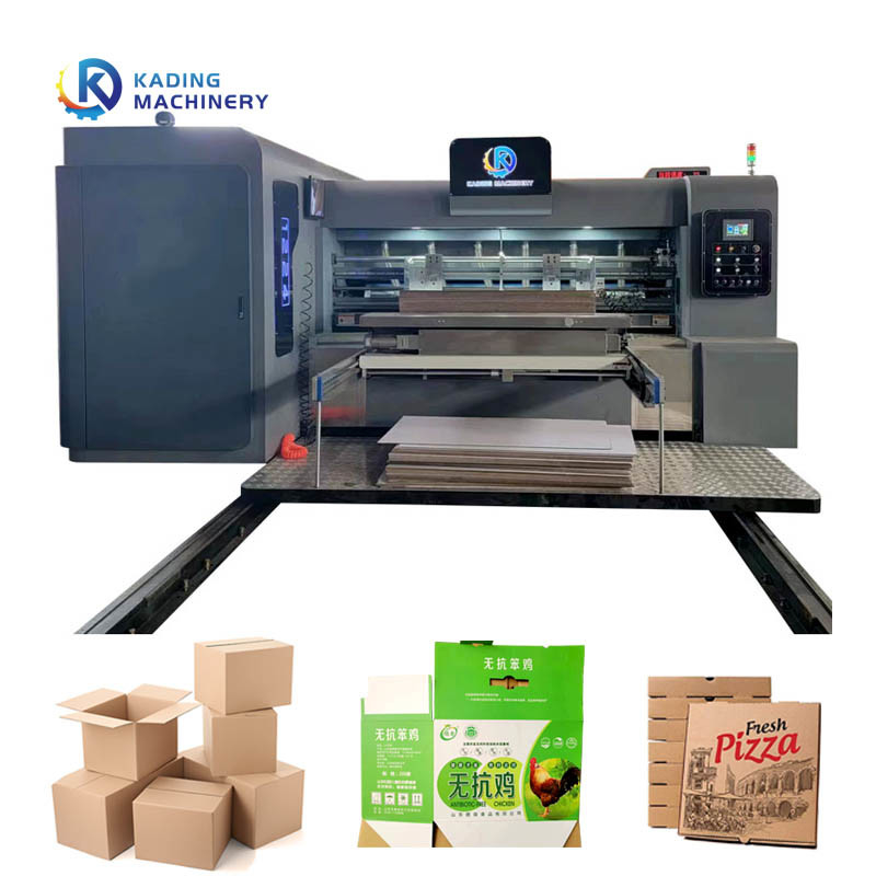 Single Color Box Printing Carton Box Die Cutting Machine Of 180pcs / Min Working Speed