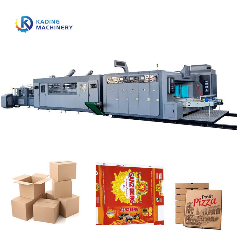 Front Edge Corrugated Box Printer For 3 5 7 Layers Paper Board With Slotting Attachment