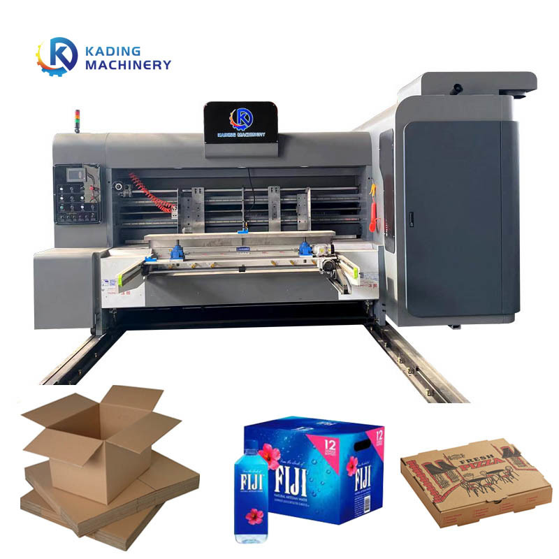 Metal Anilox Roller Corrugated Box Printing Machine For Cardboard Carton Container