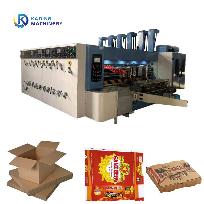 Auto Feeding Multi Color Carton Box Printing Machine With Stacker