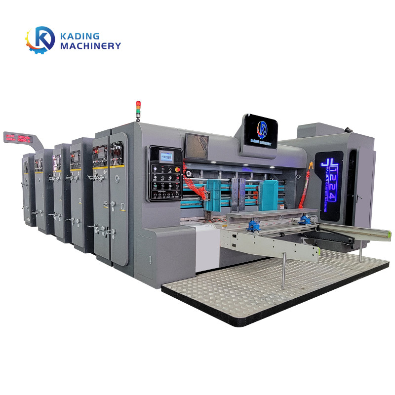Water Based Ink Flexo Corrugated Box Printing Machine With PLC Control
