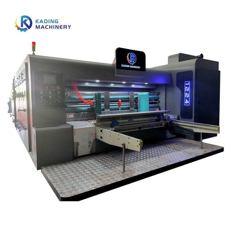 Single Color Box Printing Carton Box Die Cutting Machine Of 180pcs / Min Working Speed