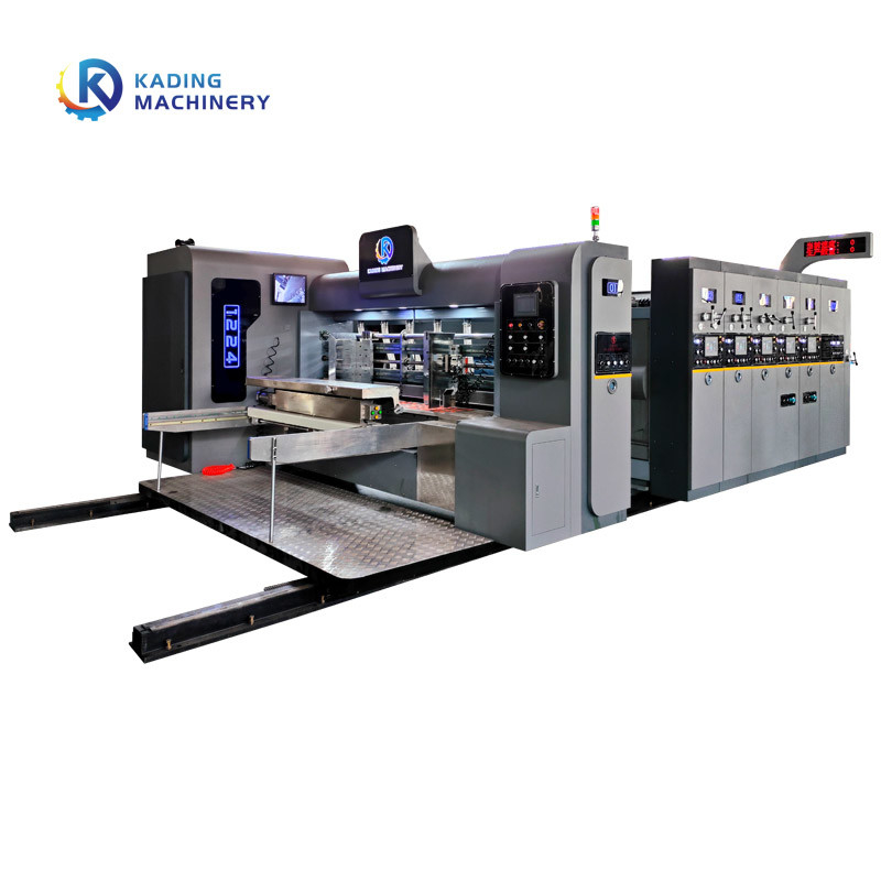 3 5 7 Layers Corrugated Board Corrugated Box Printing Machine With Slotter Attachment