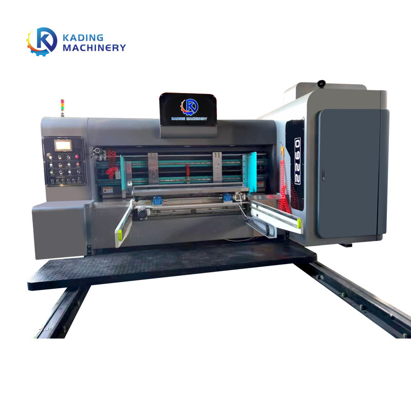 Full Auto Carton Box Printing Machine For Printing Die Cutting Corrugating Carton Boxes