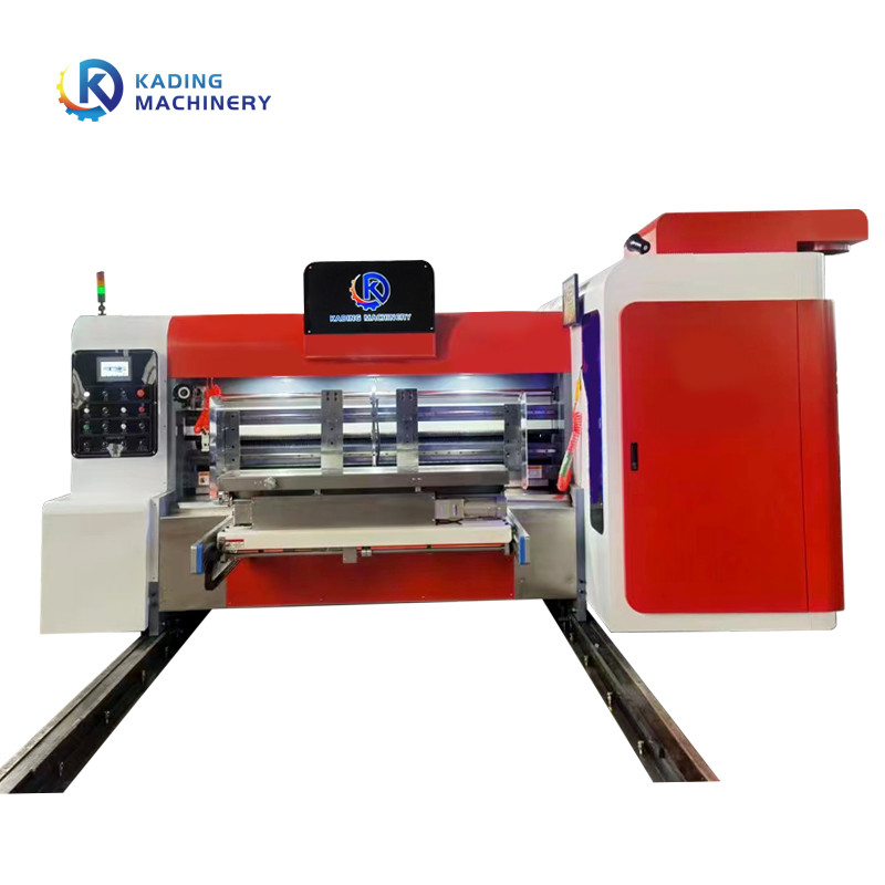 Pizza Box Making Corrugated Box Printing Machine Of Servo Motor Feeding
