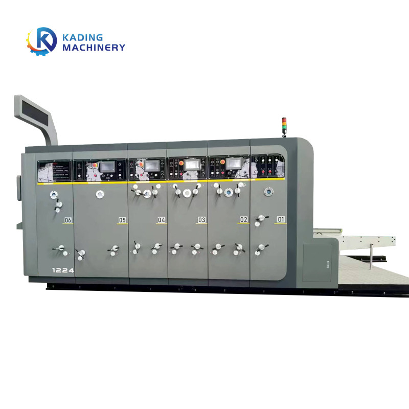 Servo Motor Paper Feeding Carton Printer For Slotting 5 Layers Corrugated Board