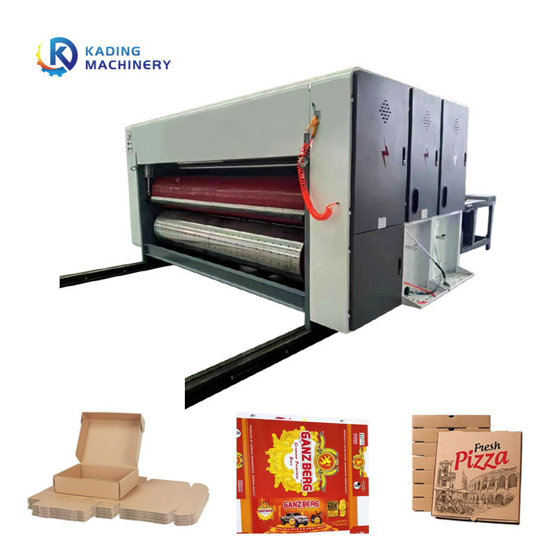 High Working Speed Corrugated Board Printing Machine For Making Sweet Pizza Boxes