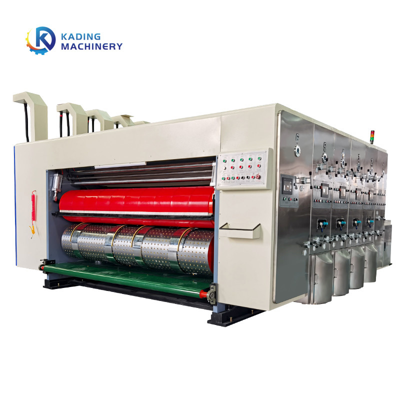 High Working Speed Corrugated Board Printing Machine For Making Sweet Pizza Boxes