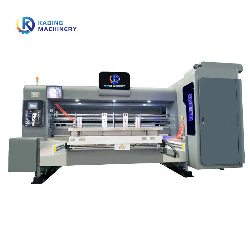 Water Ink Cardboard Box Printer Machine With Slotter Die Cutter For Corrugating Carton Boxes