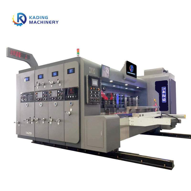 Flexo Corrugated Box Printing Machine Of 200pcs / Min Working Speed