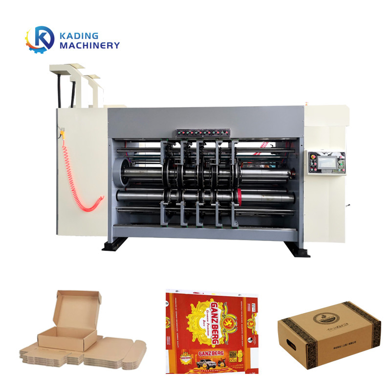 Full Vacuum Suction Corrugated Box Printing Machine Of Servo Motor Feeding