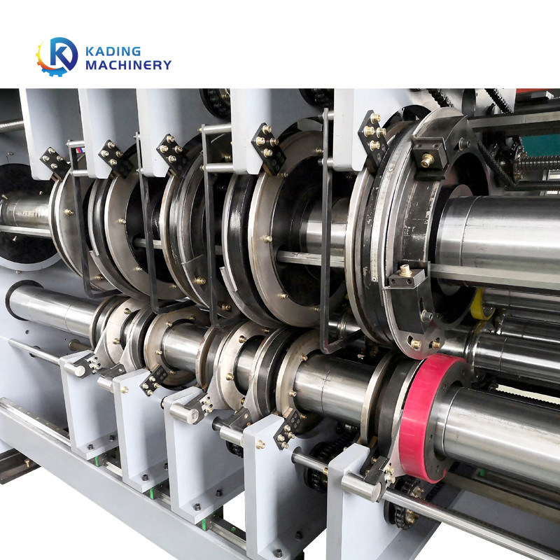 Water Ink Cardboard Box Printer Machine With Slotter Die Cutter For Corrugating Carton Boxes