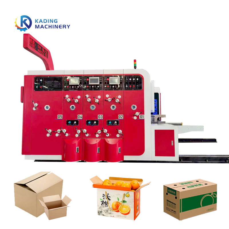 Multi Colors Corrugated Box Printing Machine 150pcs Min Working Speed