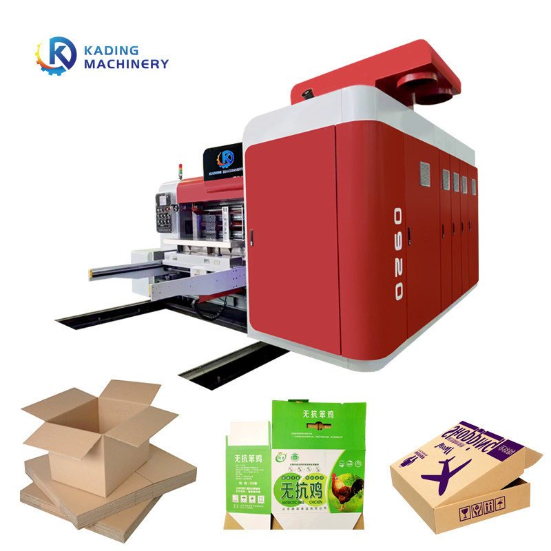 High Accuracy Printing Corrugated Box Printing Machine Of Automatic Paper Feeding