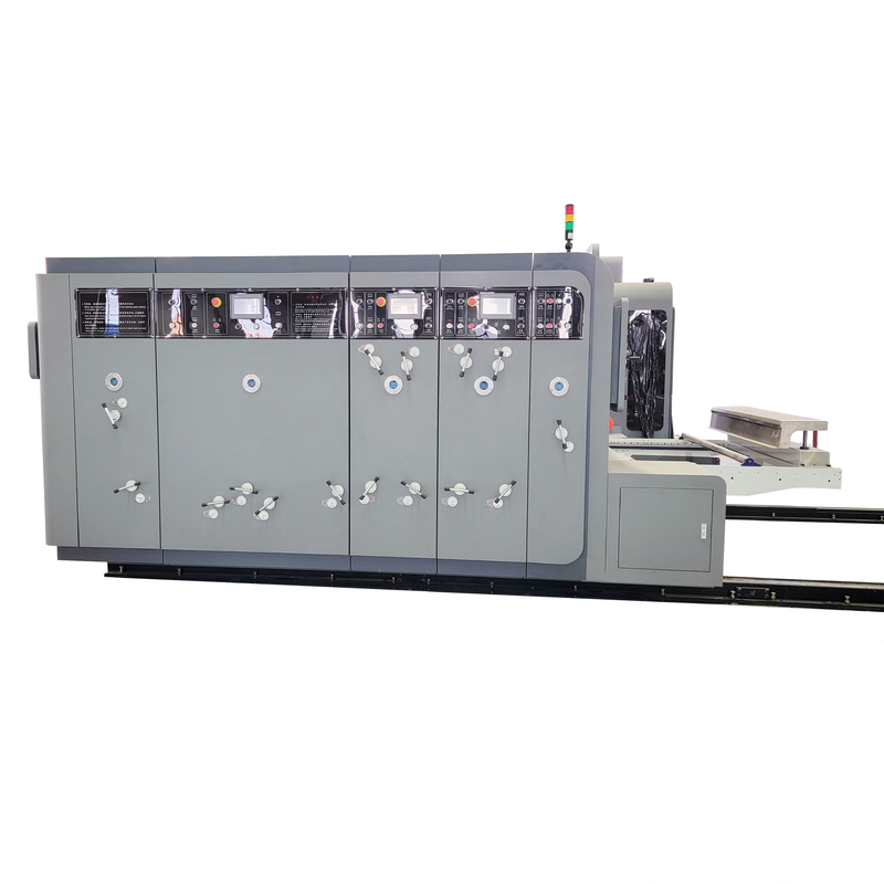Fully Automatic Corrugated Sheet Printing Machine With Die Cutting Slotter Blade