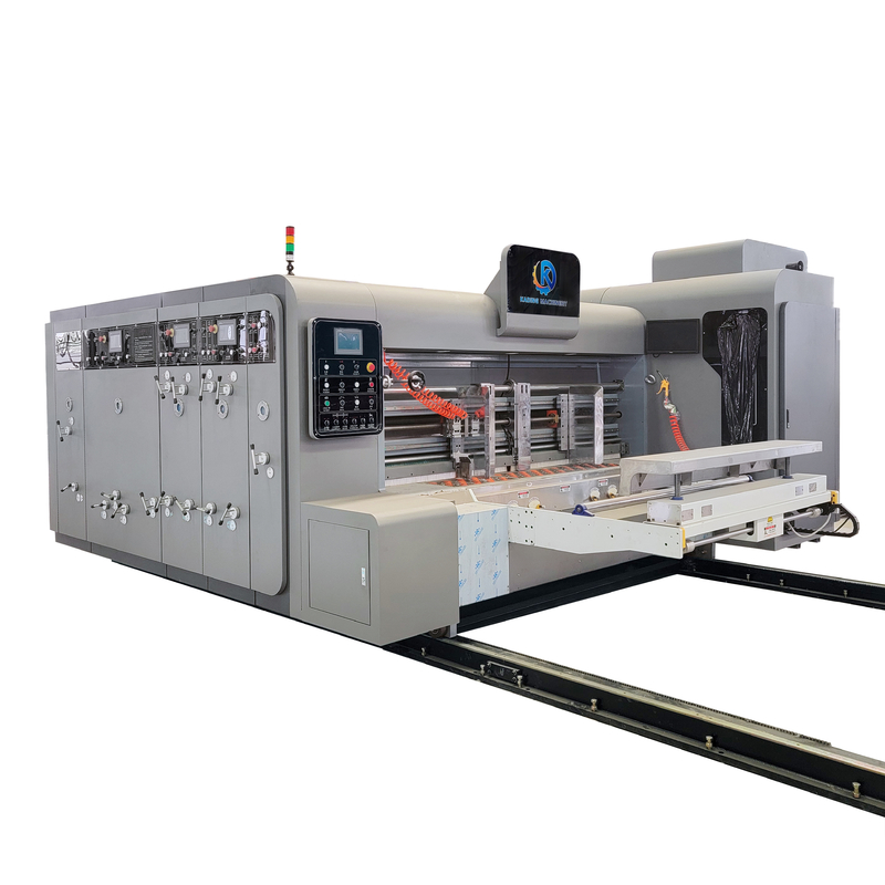 Full Vacuum Suction Corrugated Box Printing Machine For Corrugating Carton Boxes Die Cutting