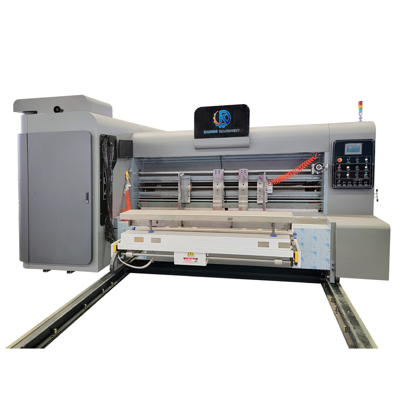 3 5 7 Layers Corrugated Board Corrugated Box Printing Machine With Slotter Attachment