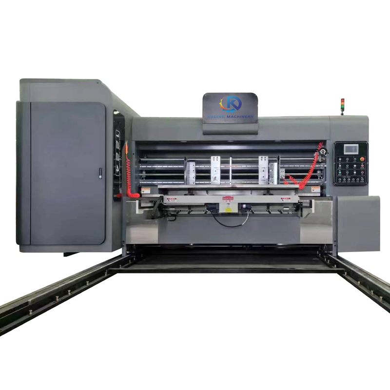 High Definition Corrugated Box Printing Machine With Rotary Die Cutter For Fruit Box Making