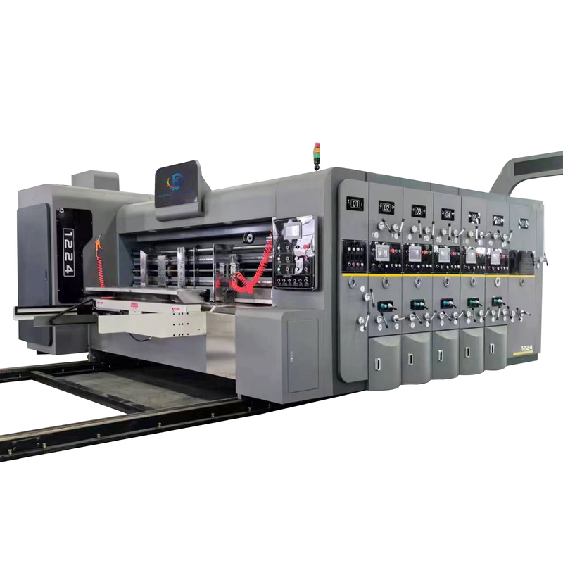3 5 7 Layers Corrugated Board Corrugated Box Printing Machine With Slotter Attachment