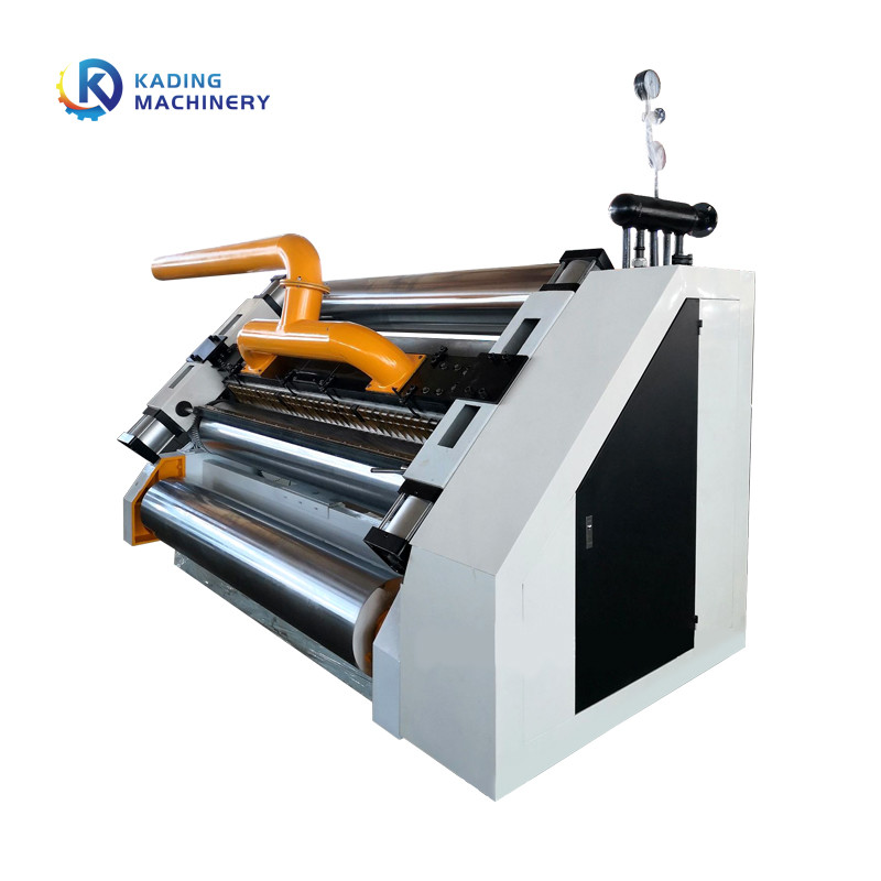 380V 220V Steam Heating Single Facer Machine Automatic Flute Forming ...
